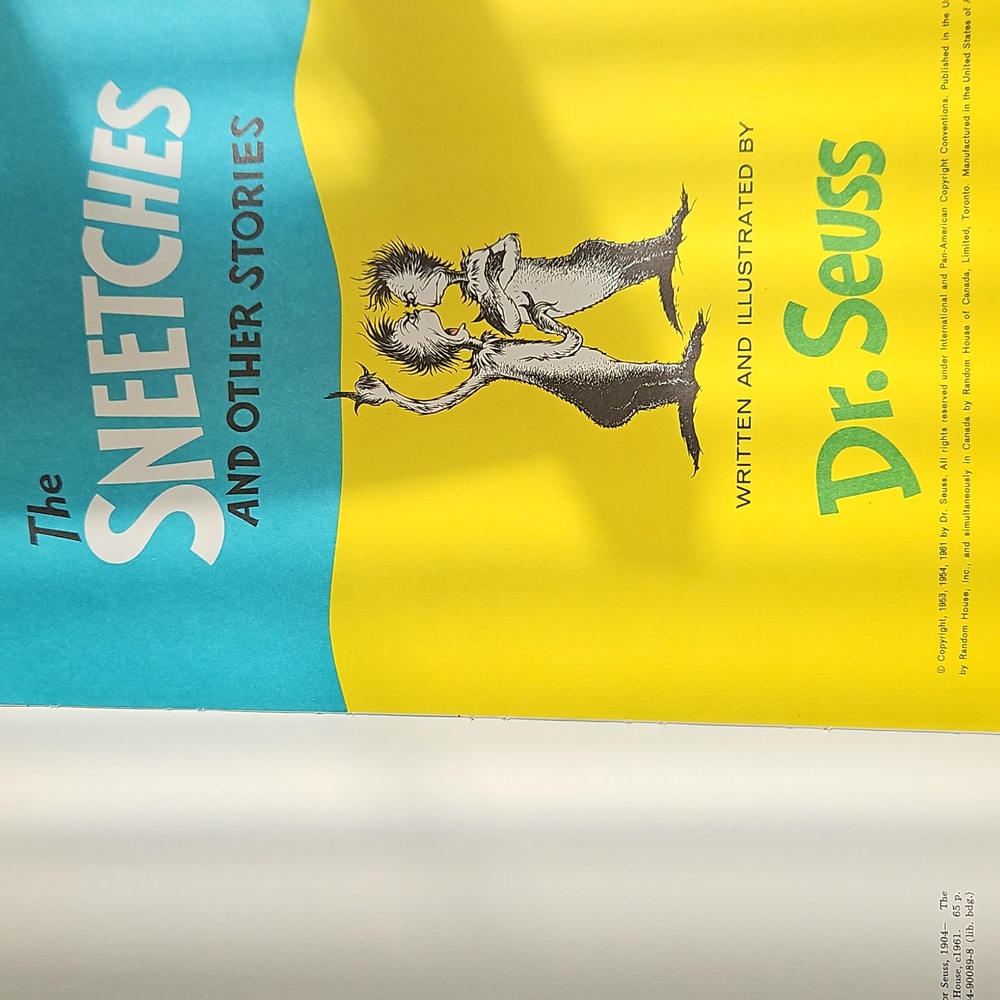 Vintage Dr. SEUSS The Sneetches and Other Stories - Picture 3 of 4